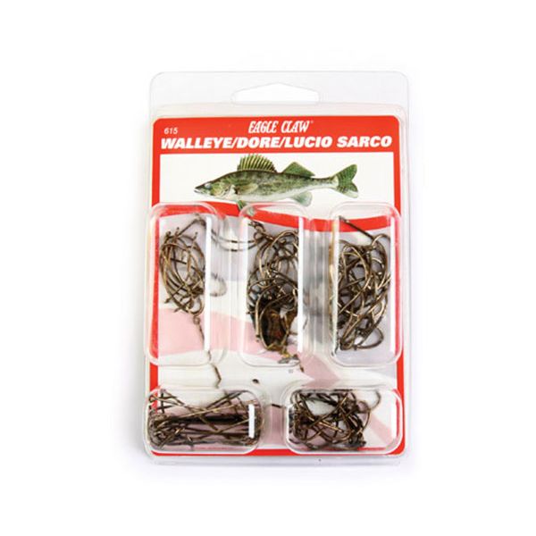 Eagle Claw 615H Walleye Hook Assortment