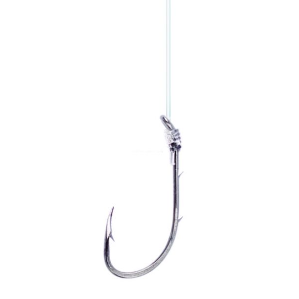 Eagle Claw L139AH-10 Lazer Sharp Baitholder Snelled Hooks - 10 - 6pk