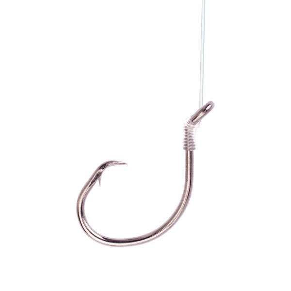 Eagle Claw Lazer Sharp 9222H Circle Sea Snelled Hook 18'' - Size 4/0