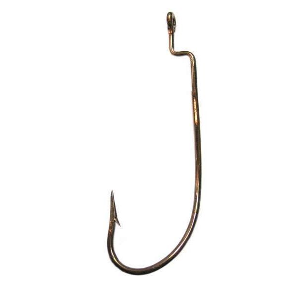 Eagle Claw Lazer Sharp L045 Rotating Z-Bend Worm Hooks - Size 1/0