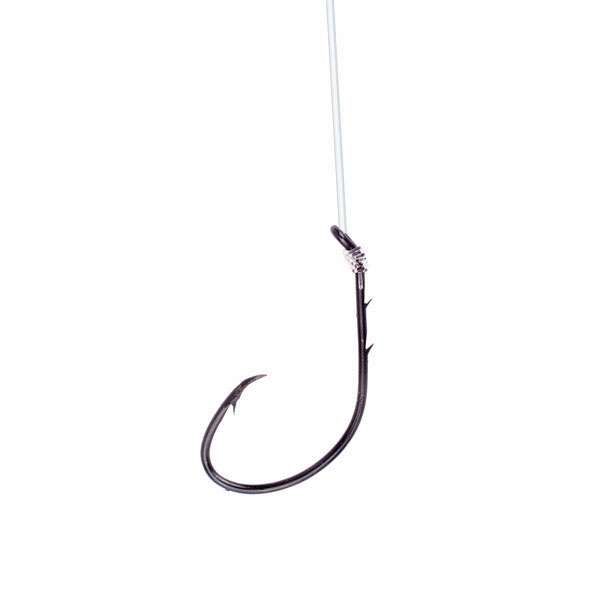 Eagle Claw Lazer Sharp L704 Baitholder Snelled Hook 12'' - Size 4