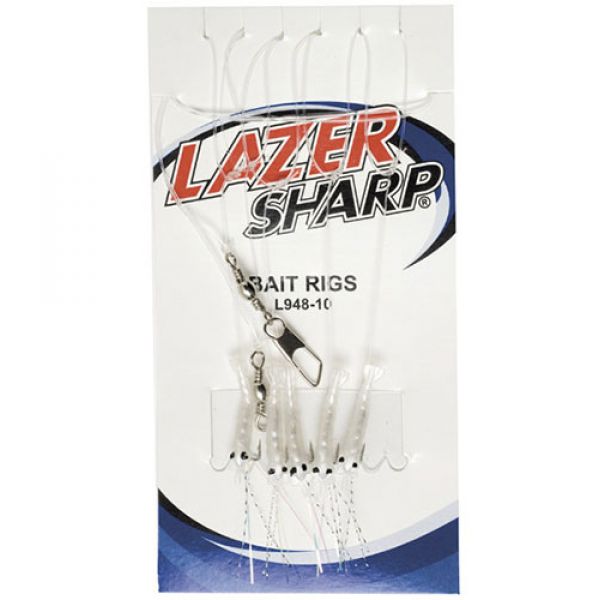 Eagle Claw Lazer Sharp L948 Sabiki Shrimp Bait Rigs