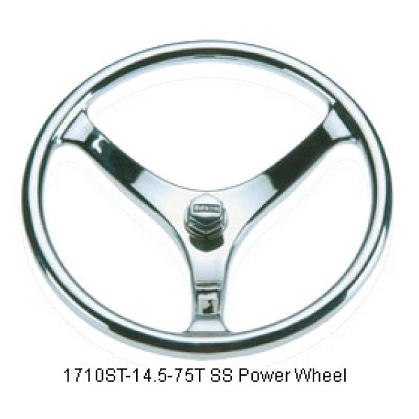 Edson 1710ST-14.5-75T Stainless Steel Power Wheel