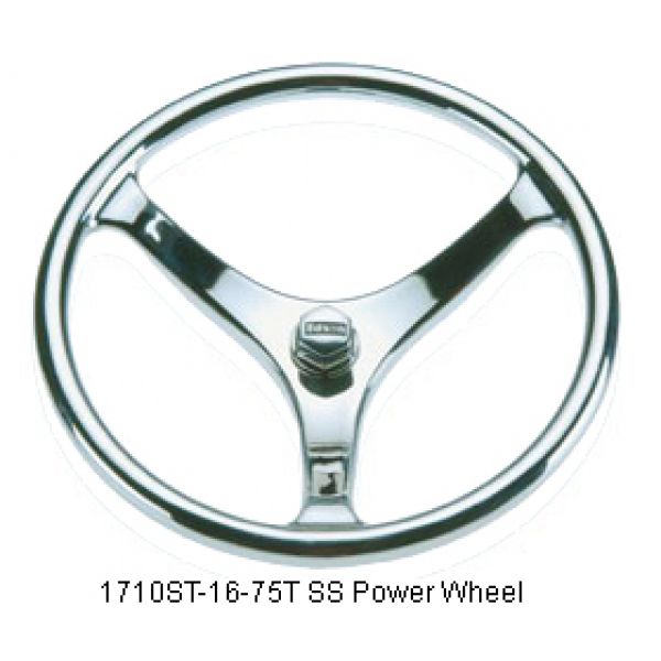 Edson 1710ST-16-75T Stainless Steel Power Wheel