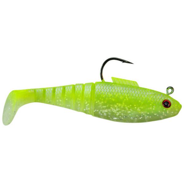 Egret Baits Vudu Shad - 3in - Lime Chartreuse