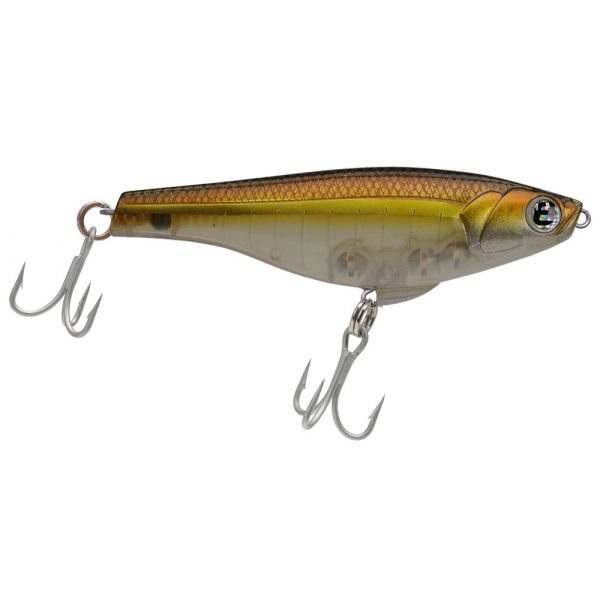 Engage Twitshad Lure - Amber Gold Line