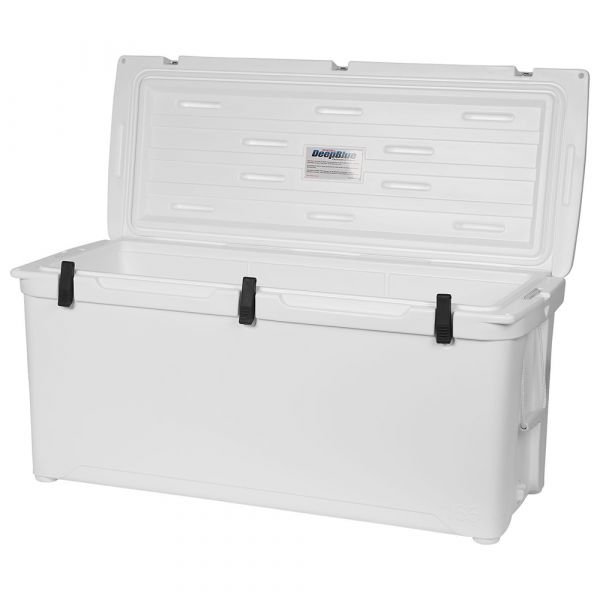 Engel ENG165 High-Performance DeepBlue Roto-Molded Cooler - White