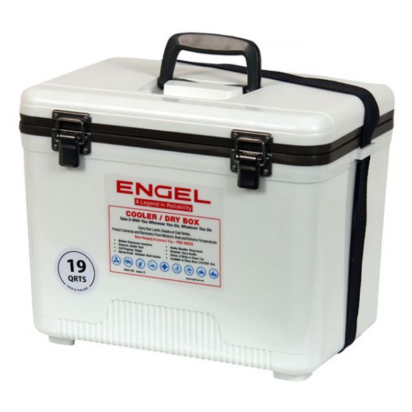 Engel UC19 Cooler/Dry Box 19Qt White