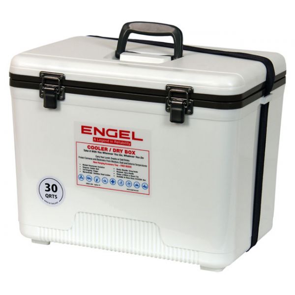 Engel UC30 Cooler/Dry Box 30Qt White