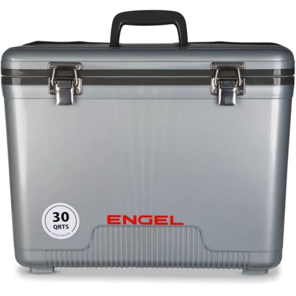 Engel UC30S Cooler/Dry Box - 30 Quart - Silver