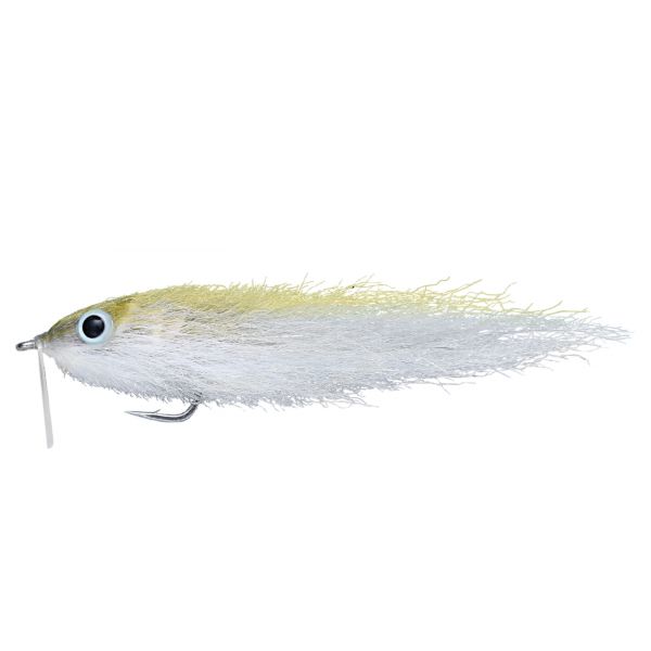 Enrico Puglisi Floating Minnow Saltwater Fly - #2/0 - Grey/White