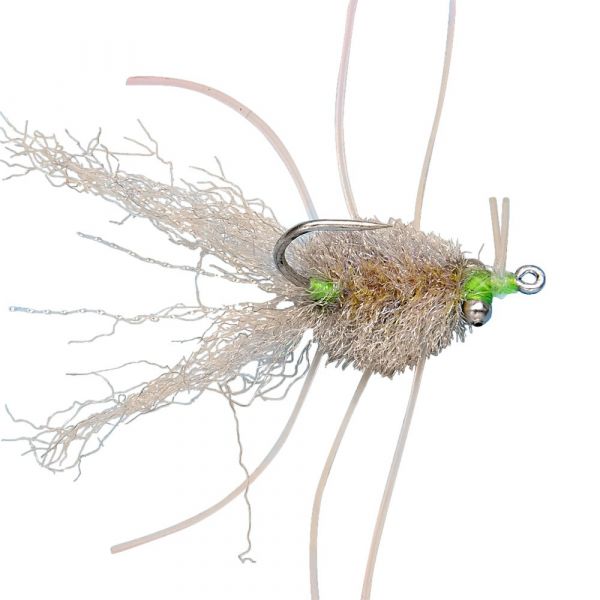 Enrico Puglisi Micro Crab Saltwater Fly w/ Bead Chain Eye