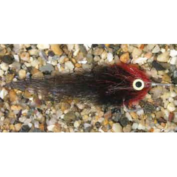 Enrico Puglisi Tarpon Streamer Red/Black #2/0 3'' Saltwater Fly