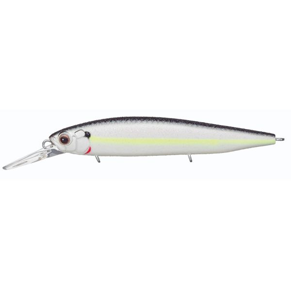 Evergreen FA-87 Jerkbaits - 3-3/8in - Glow Shad Duzzler