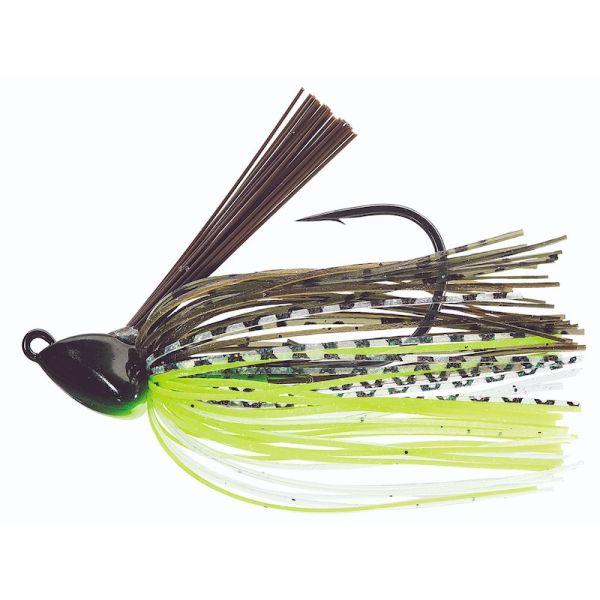 Evergreen Grass Ripper Swim Jig - 3/4oz - Bhite Delight