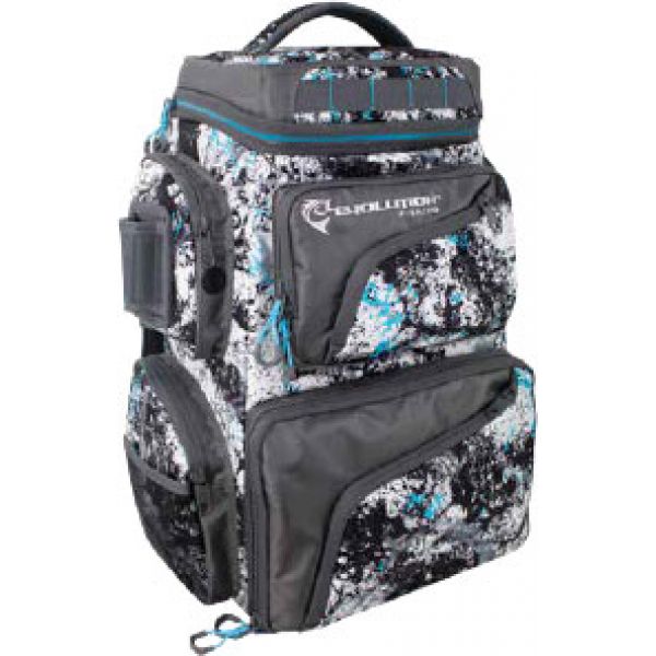 Evolution Outdoor 3600 Largemouth Tackle Backpack - Quartz Blue