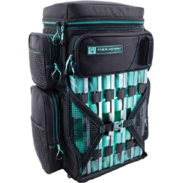 Evolution Outdoor 3600 Drift Series Tackle Backpack - Seafoam/Black