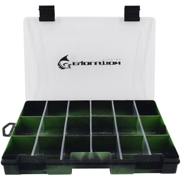 Evolution Outdoor Drift Series 3600 Colored Tackle Tray - Green