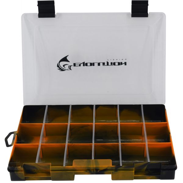 Evolution Outdoor Drift Series 3600 Colored Tackle Tray - Orange