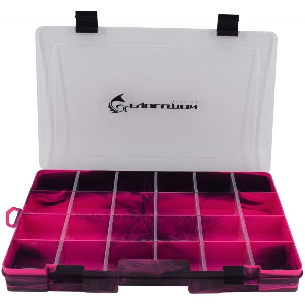 Evolution Outdoor Drift Series 3700 Colored Tackle Tray - Pink