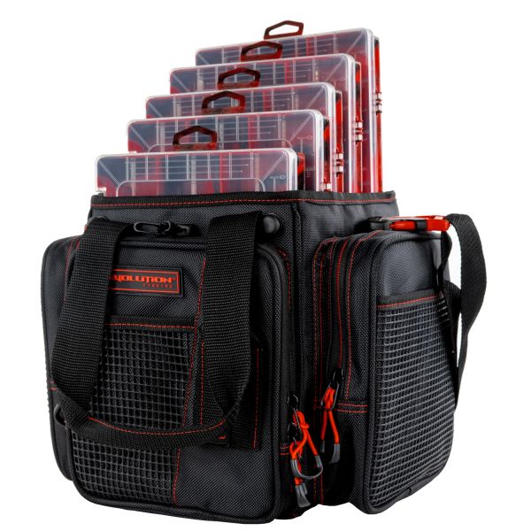 Evolution Outdoor Drift Series Vertical 3700 Tackle Bag - Red