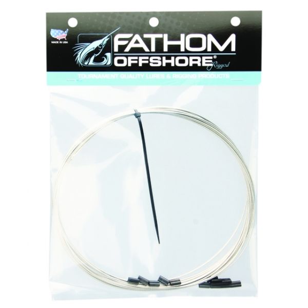 Fathom Offshore Cable 49 Strand SS Coil with 12 Oxide/Copper Crimps