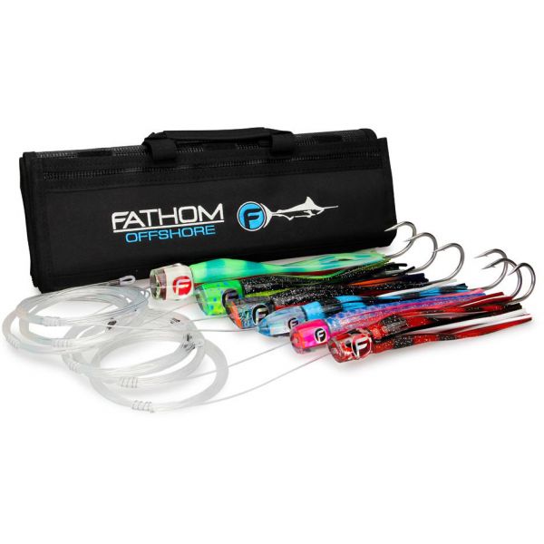 Fathom Offshore Pre-Rigged Bluewater Trolling Lure 6 Pack