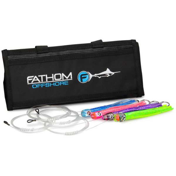 Fathom Offshore Pre-Rigged Half Pint Trolling Lure 4 Pack