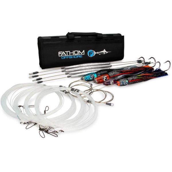 Fathom Offshore Pre-Rigged Wahoo Trolling Lure Pack