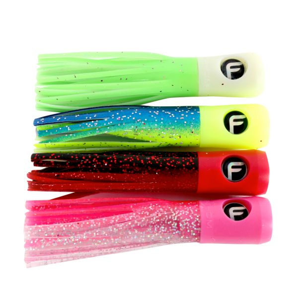 Fathom Offshore MSC-A-4PK Mini Chugger Soft Head Trolling Lures