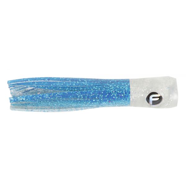 Fathom Offshore Mini Soft Head Glitter Chugger - Blue/Chrome