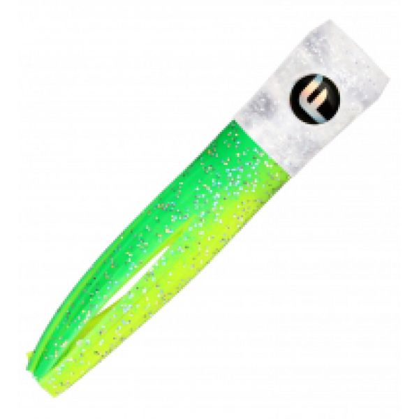 Fathom Offshore Mini Soft Head Glitter Chugger - Green/Chartreuse