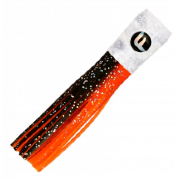 Fathom Offshore Mini Soft Head Glitter Chugger - Orange/Black