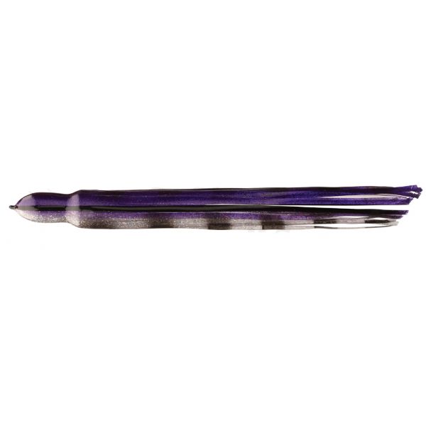 Fathom Offshore OC22 Trolling Lure Skirt - Purple to Clear/Black Bars