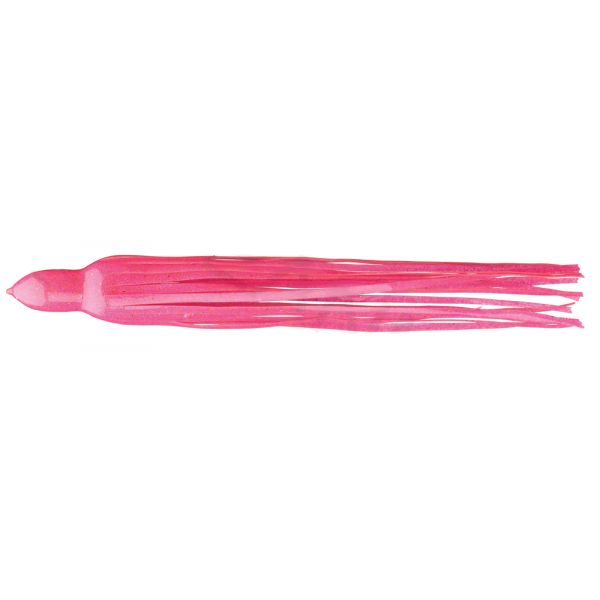 Fathom Offshore OC30 Trolling Lure Skirt - Clear with Hot Pink Flake