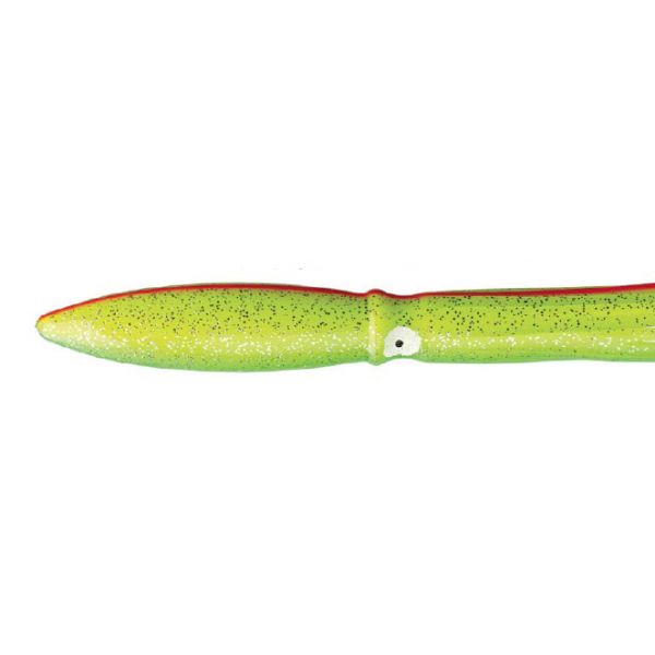 Fathom Offshore ST30 Bulb Squid 8in - Chartreuse Flo Green Back