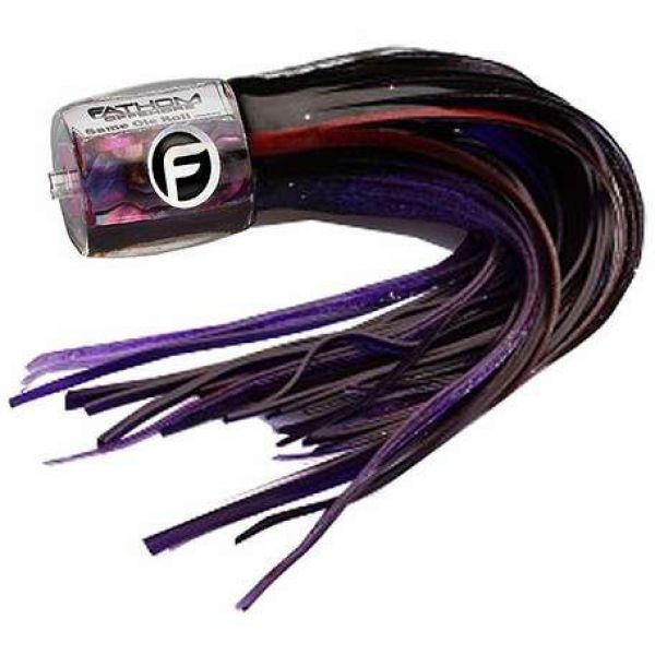 Fathom Offshore TL02MD-PR Rigged Same Ole Roll Lure Purple Paua