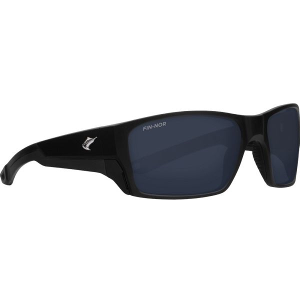 Fin-Nor Backdown Sunglasses - Matte Black Frame/Grey Glass Lens