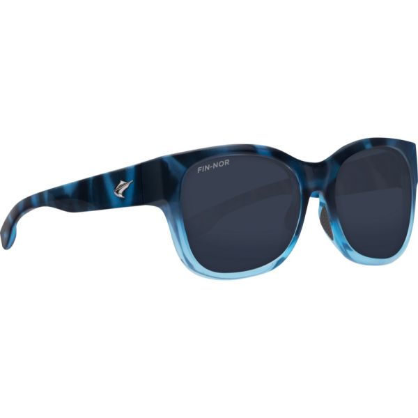 Fin-Nor Capitana Sunglasses - Blue/Gray Stormy Tort Frame/Grey Glass