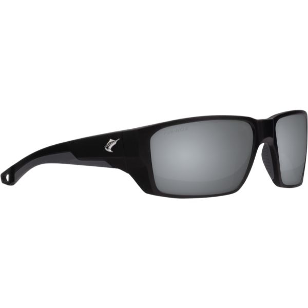 Fin-Nor Flybridge Sunglasses - Matte Black Frame/Silver Mirror Glass