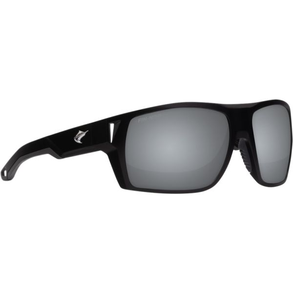 Fin-Nor Hells Bay Sunglasses - Matte Black Frame/Silver Mirror Glass