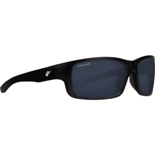 Fin-Nor RT Sunglasses - Matte Black Frame/Grey Base Glass Lens