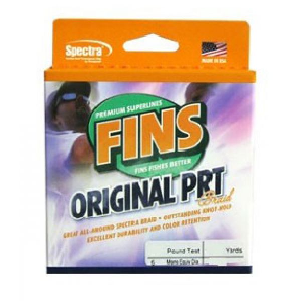 FINS Original PRT Braided Fishing Line 150yds 60 lbs. Green