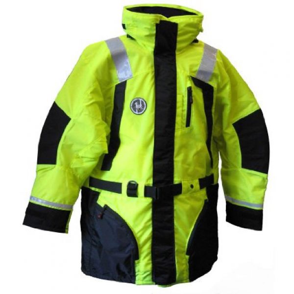 First Watch AC-1100-HV Flotation Coat Hi-Vis Yellow