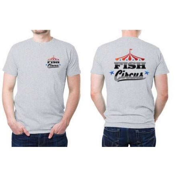 Fish Circus Fishing Team FC800 SS T-Shirt - Grey - Medium