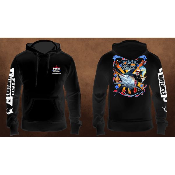 Fish Circus Rodeo Hoodie - Black Large