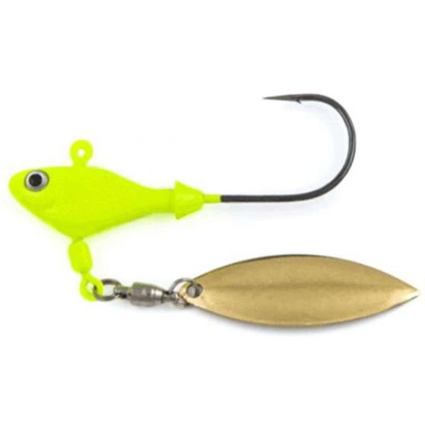 Fish Head Spin Underspin - 3/4 oz. - Chartreuse Fish Head Spin Underspin - 3/4 oz. - Chartreuse