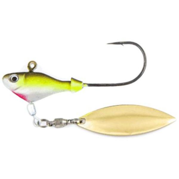 Fish Head Spin Underspin - 1/8 oz. - Chartreuse Shad