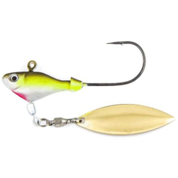 Fish Head Spin Underspin - 3/4 oz. - Chartreuse Shad Fish Head Spin Underspin - 3/4 oz. - Chartreuse Shad