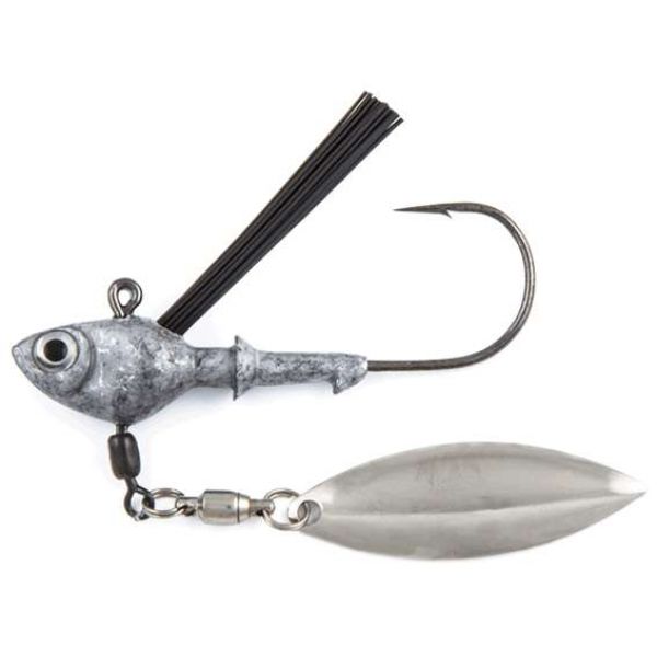 Fish Head Spin Weedless Underspin - 1/4 oz. - Raw Shad